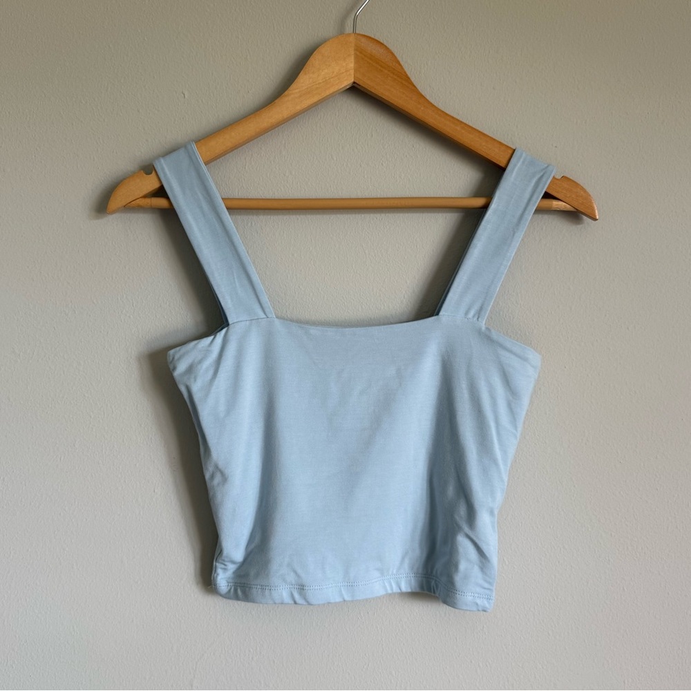 Sky Blue Women's Crop Top